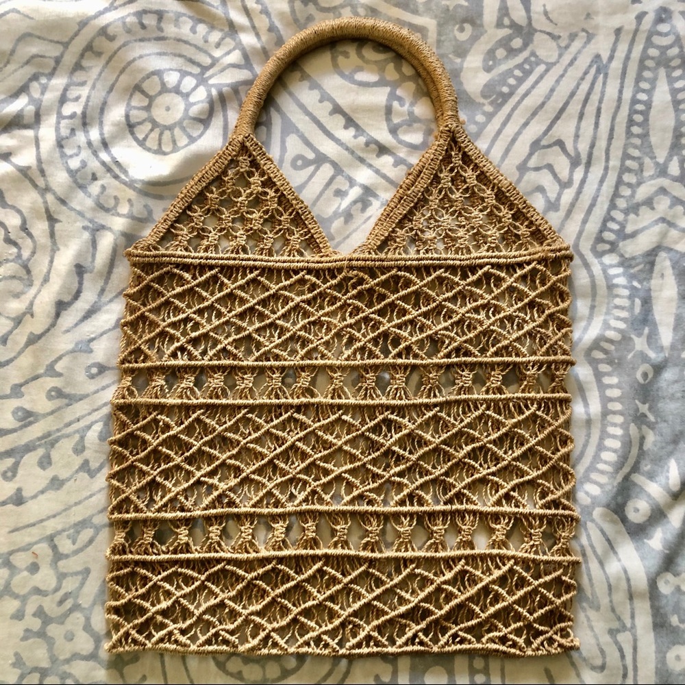 Crochet handbag